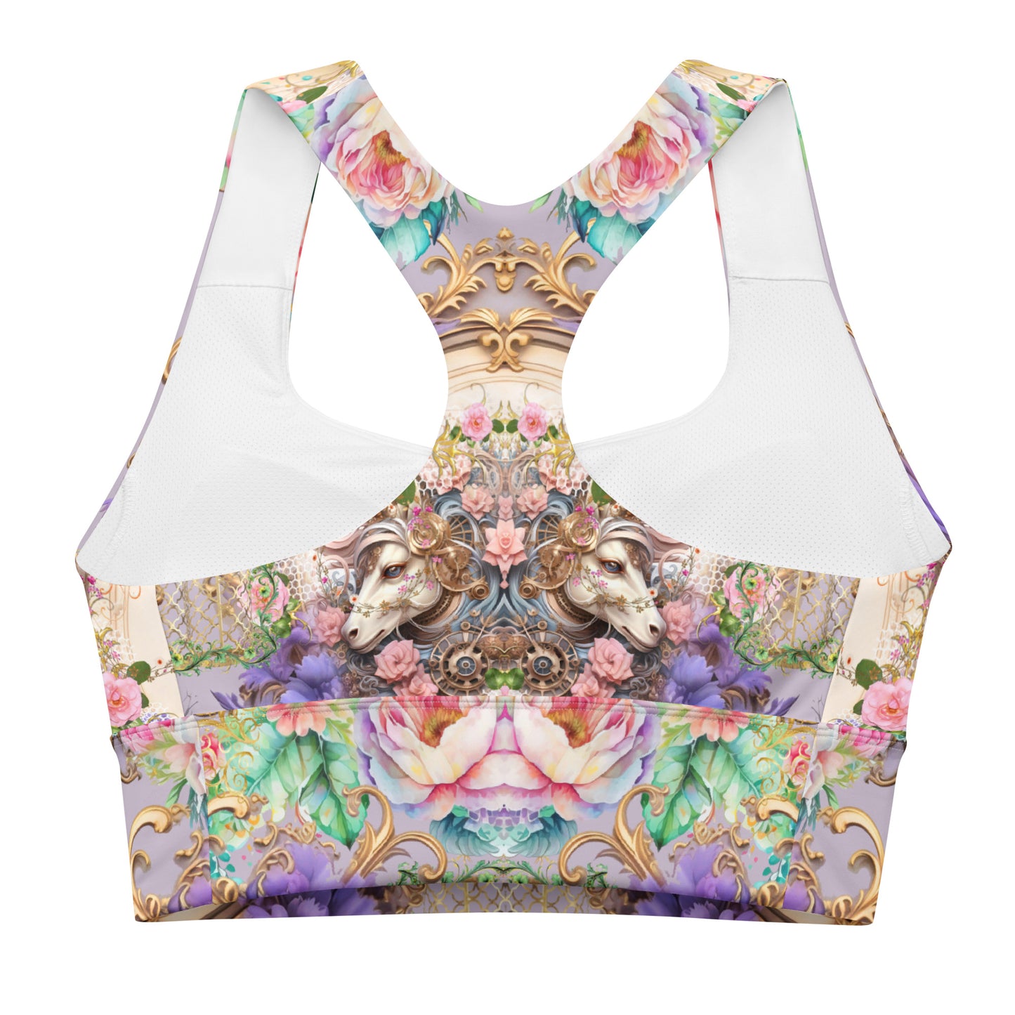 All Over Printed Longline sports bra