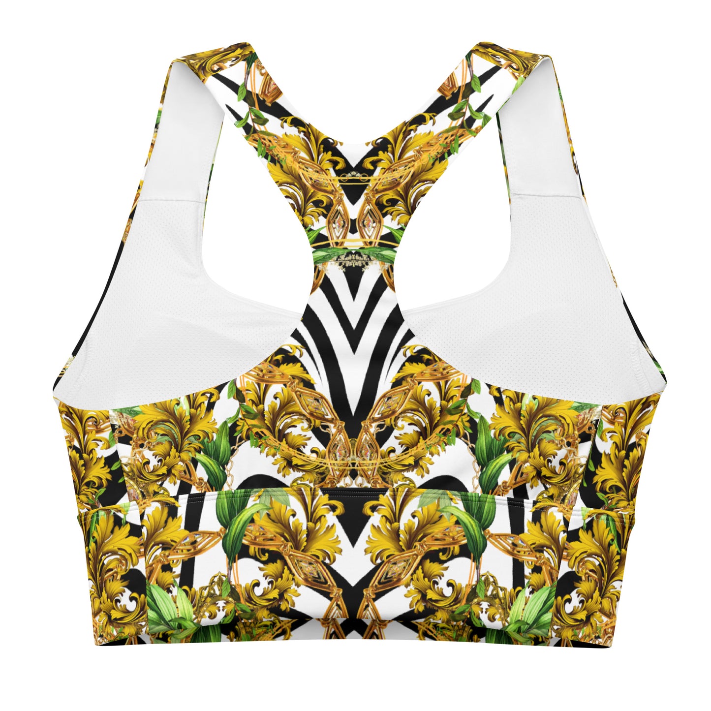 All Over Printed Longline sports bra