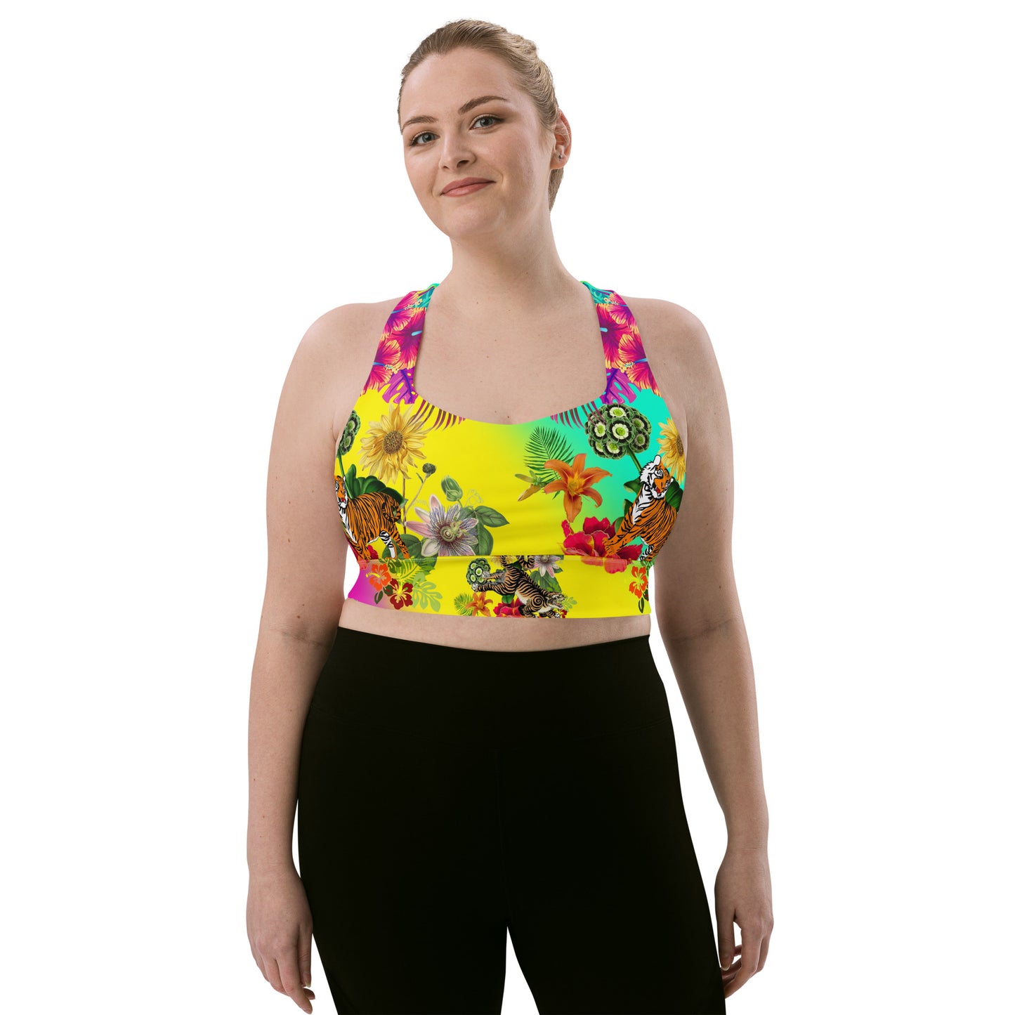 Longline sports bra