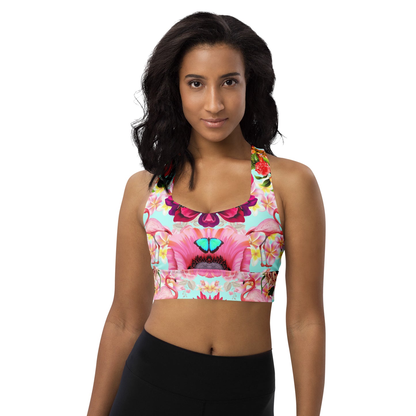 Longline sports bra