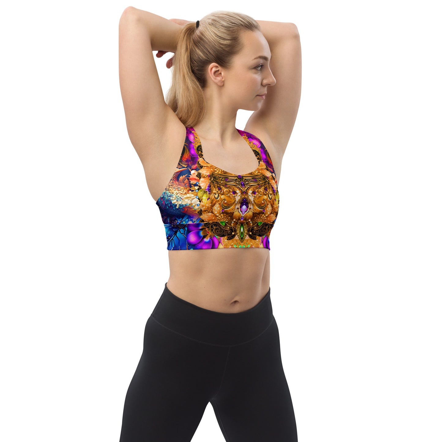 Longline sports bra