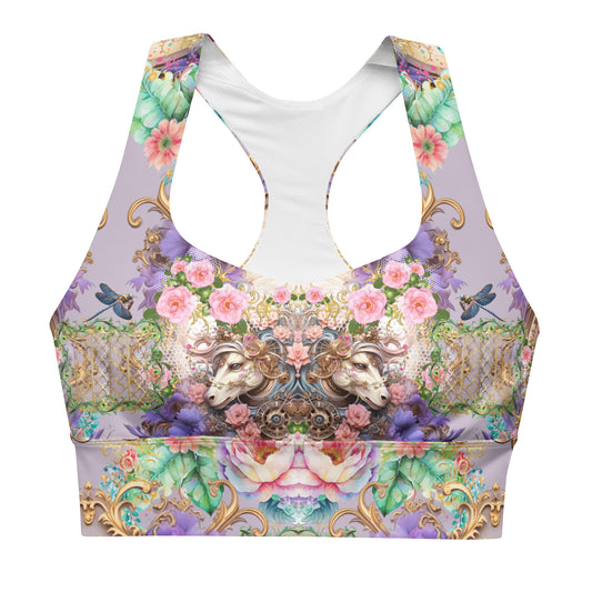 All Over Printed Longline sports bra