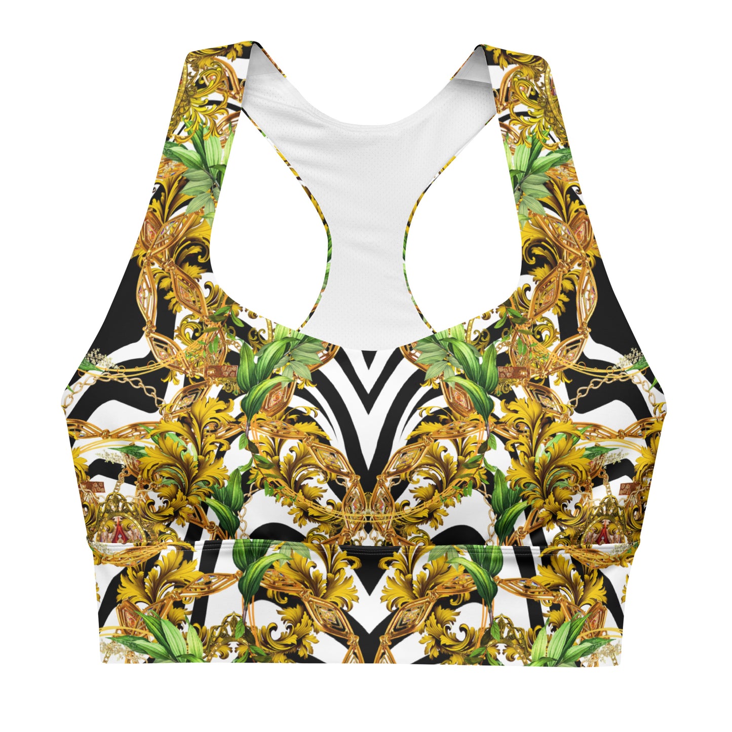 All Over Printed Longline sports bra