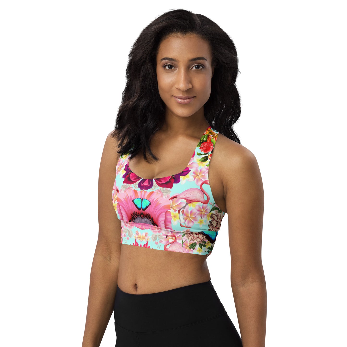 Longline sports bra