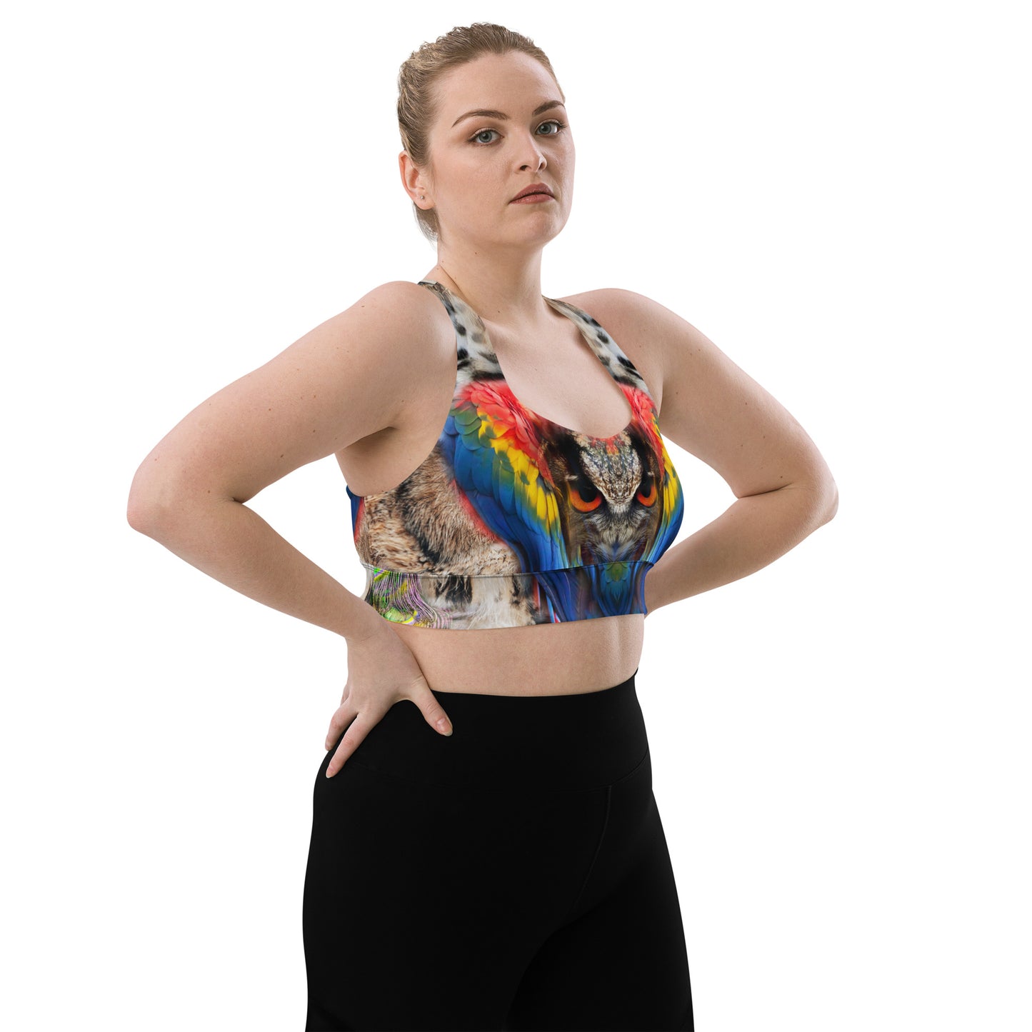 Longline sports bra