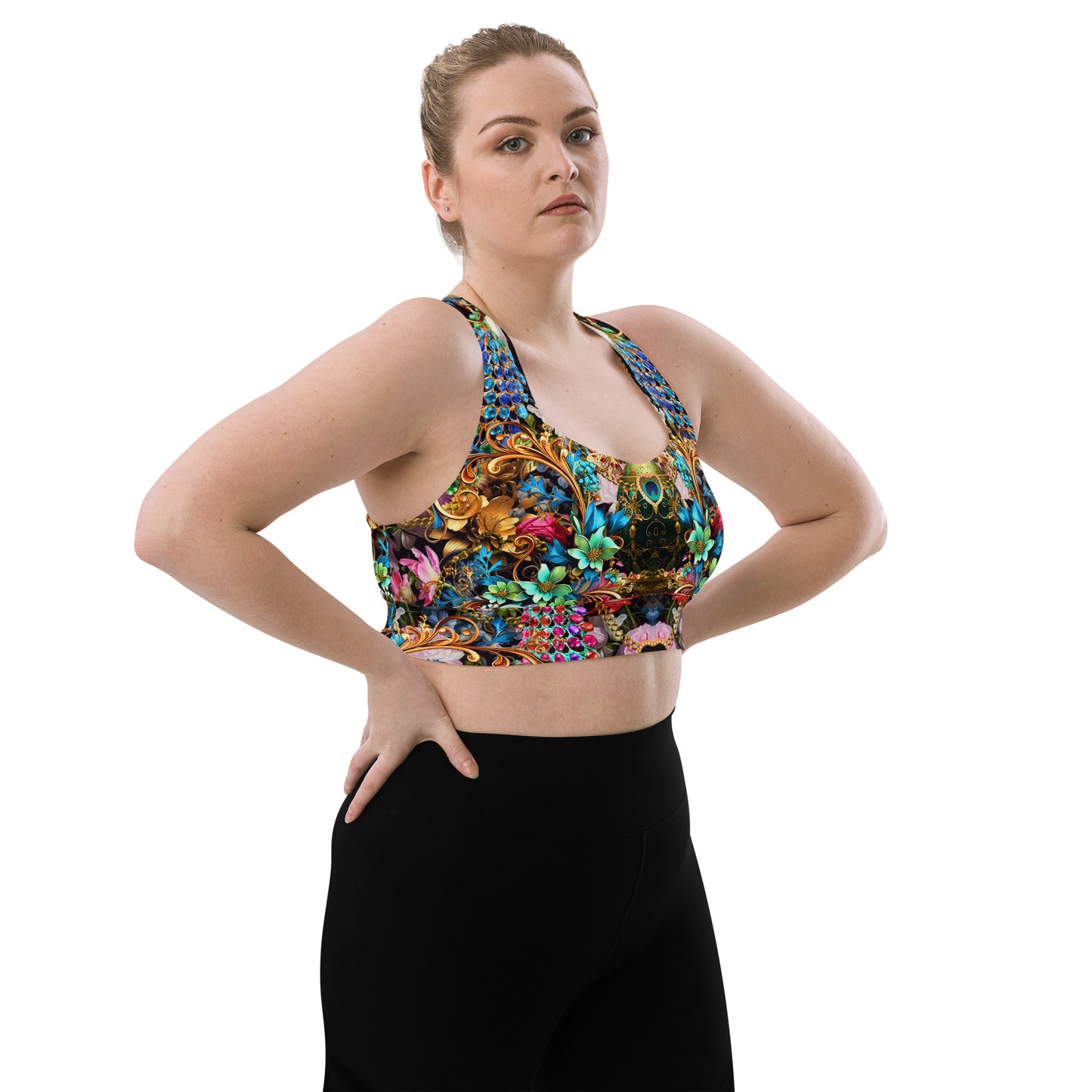 Longline sports bra