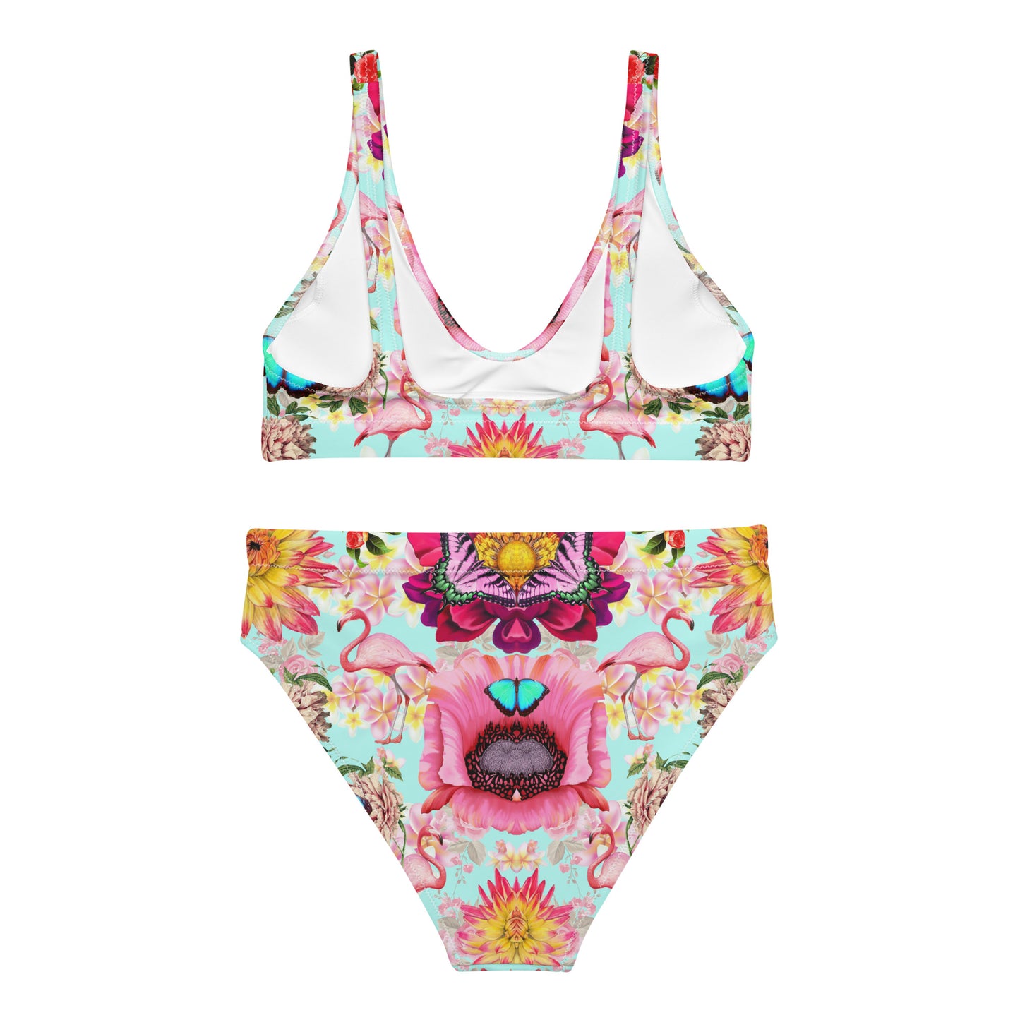 Recycled high-waisted bikini