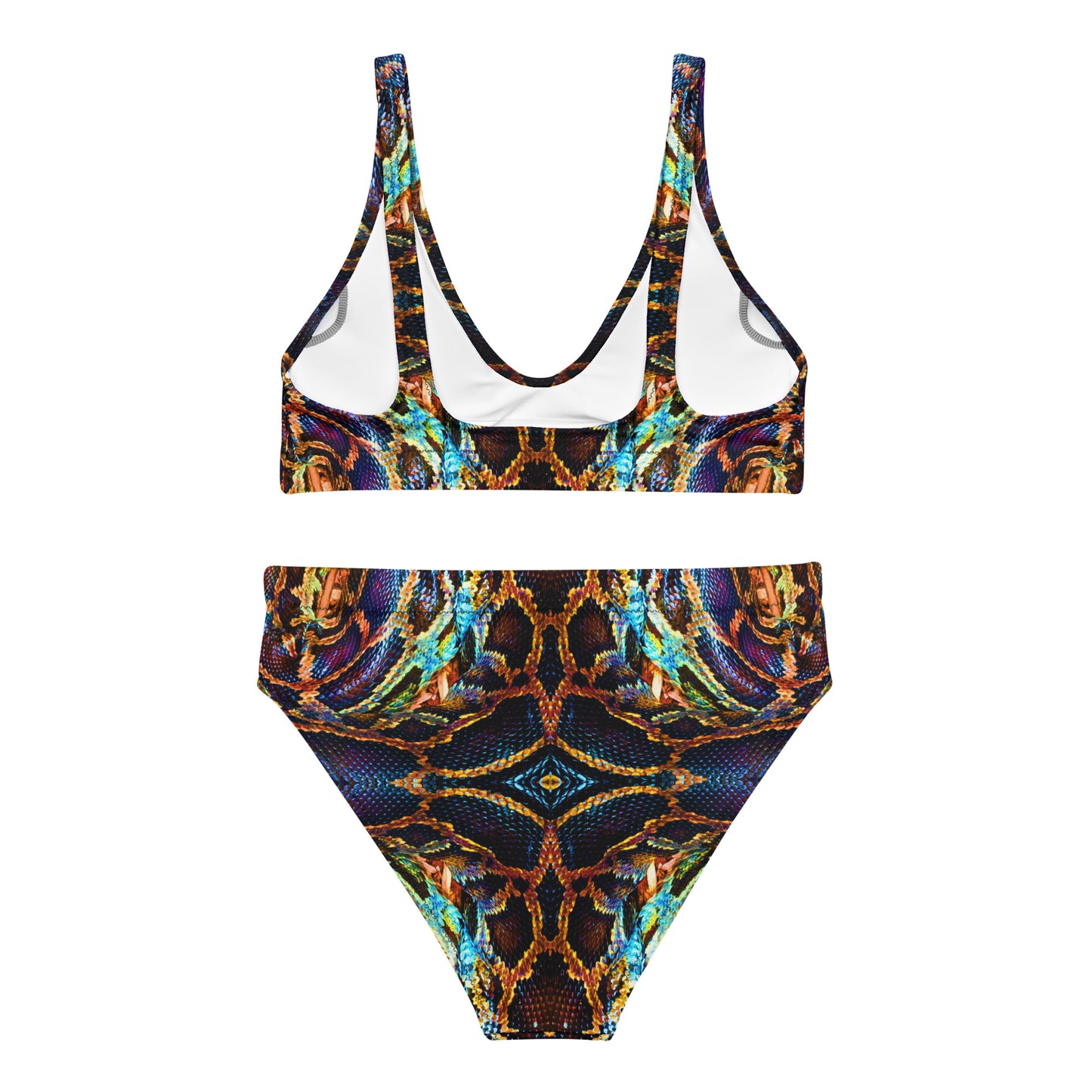 Recycled high-waisted bikini set