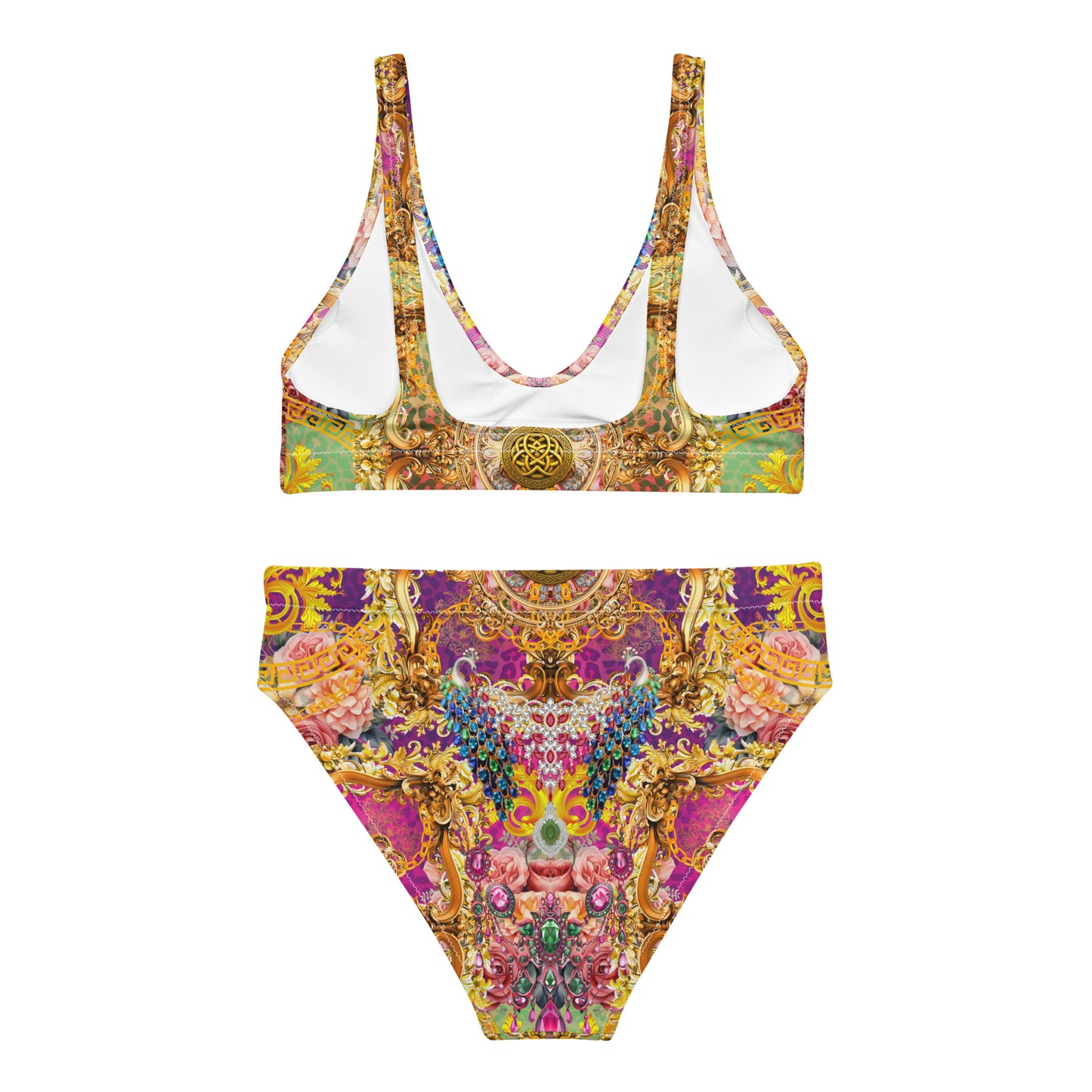 Recycled high-waisted bikini set