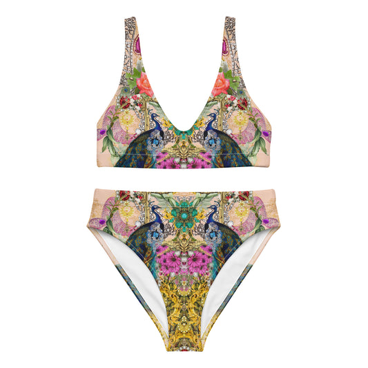 Recycled high-waisted bikini set