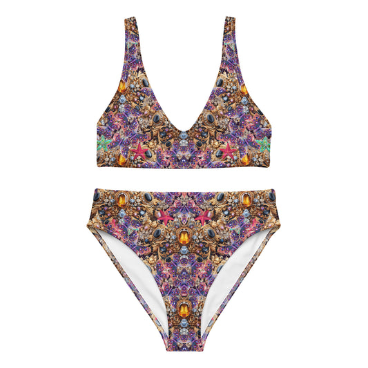 Recycled high-waisted bikini set