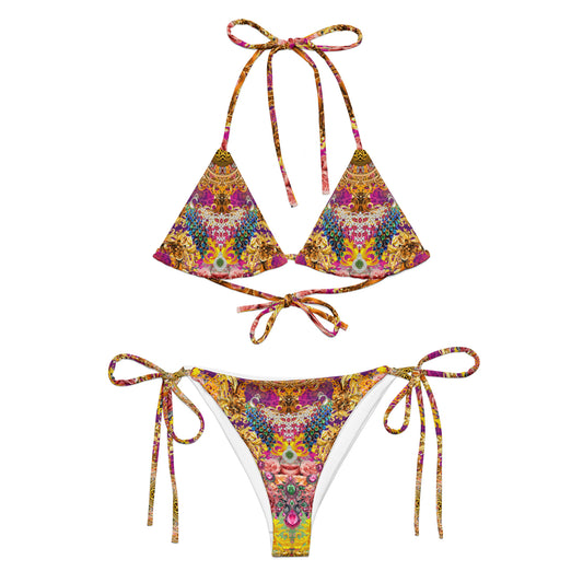 Luxury Print Recycled String Bikini Set