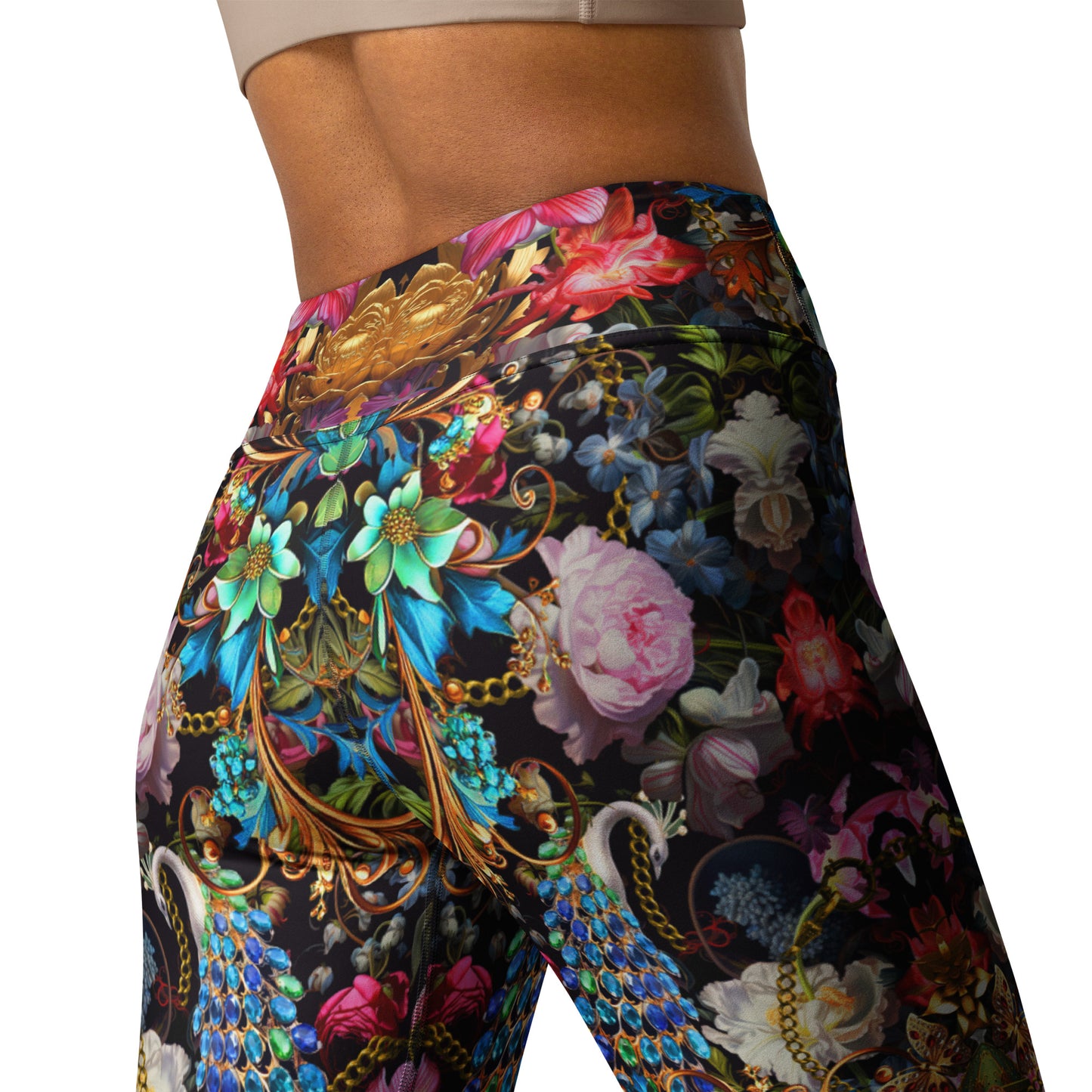 Luxury Print High Wasit Yoga Leggings