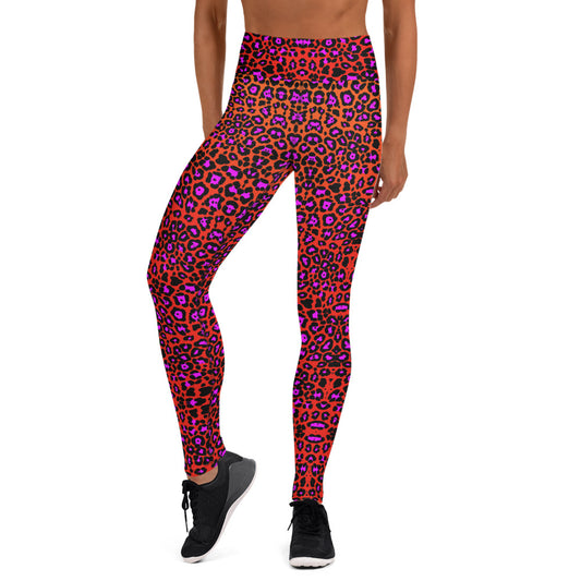 Leopard Printed High Waist Yoga Leggings