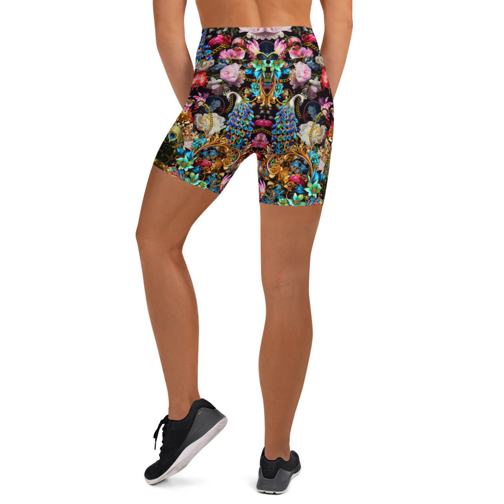 All Over Printed Yoga Shorts