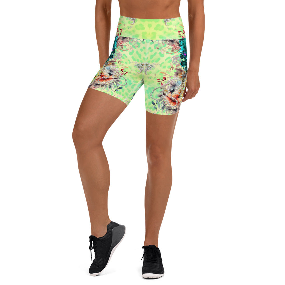 All Printed Over Yoga Shorts