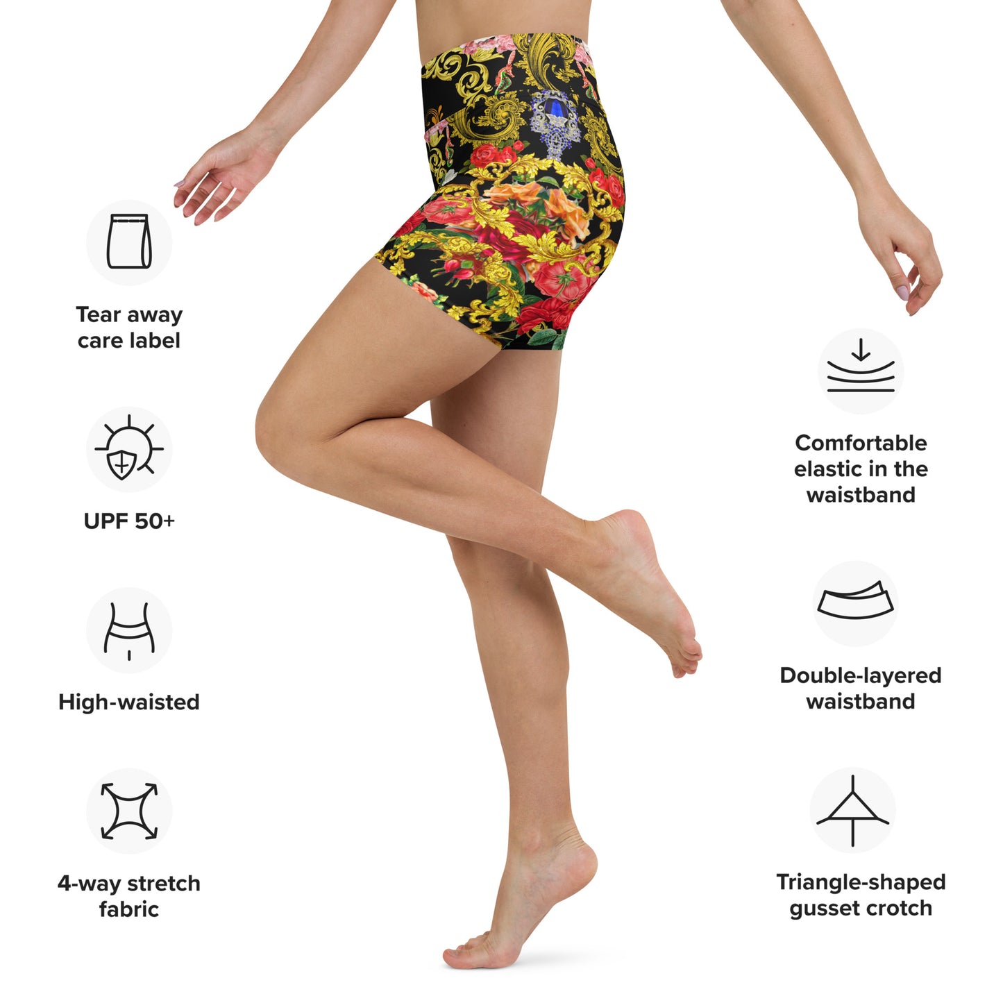 High Waist Yoga Shorts